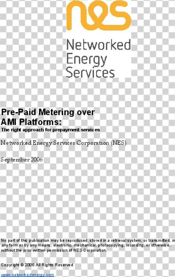 Nes Prepayment - Document