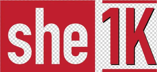 She1k Logo Red - Oval