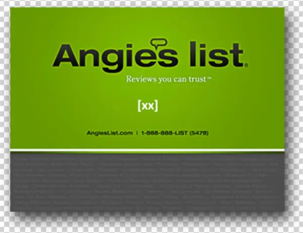 Angie's List Cover Page
