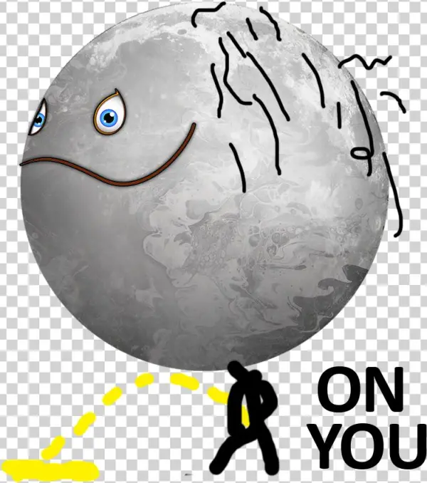 Bad Moon Pee On You - Illustration