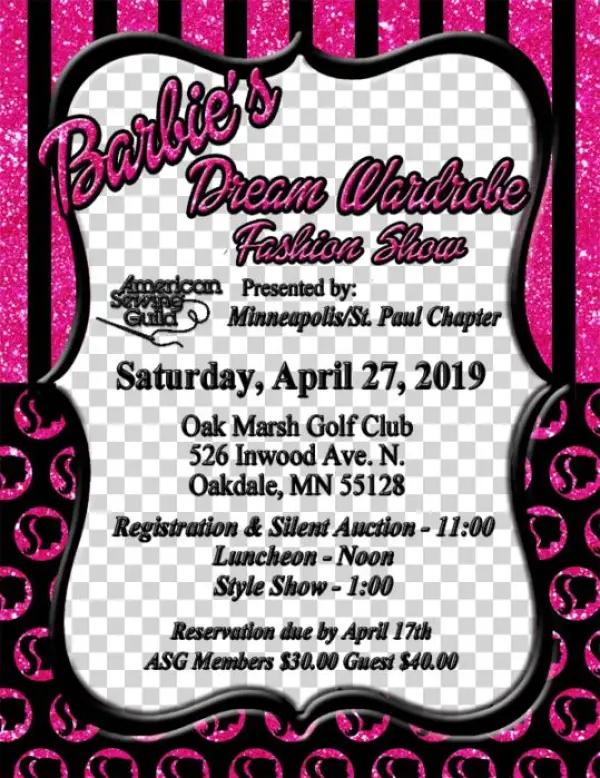 Barbies Dream Wardrobe Poster - Calligraphy