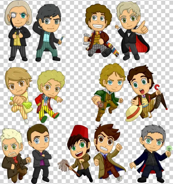 “ Because Series 9 Starts In One Month, I Drew Some - Cartoon