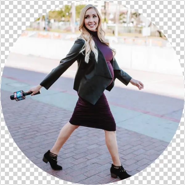Circle Photos On Air - Girl