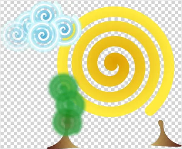 Free Swirl Free Paisaje - Clip Art