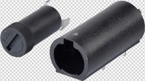 Fuse Holders, 5x20mm, Horizonal Rnd Components Rnd - Sicherungshalter Feinsicherung