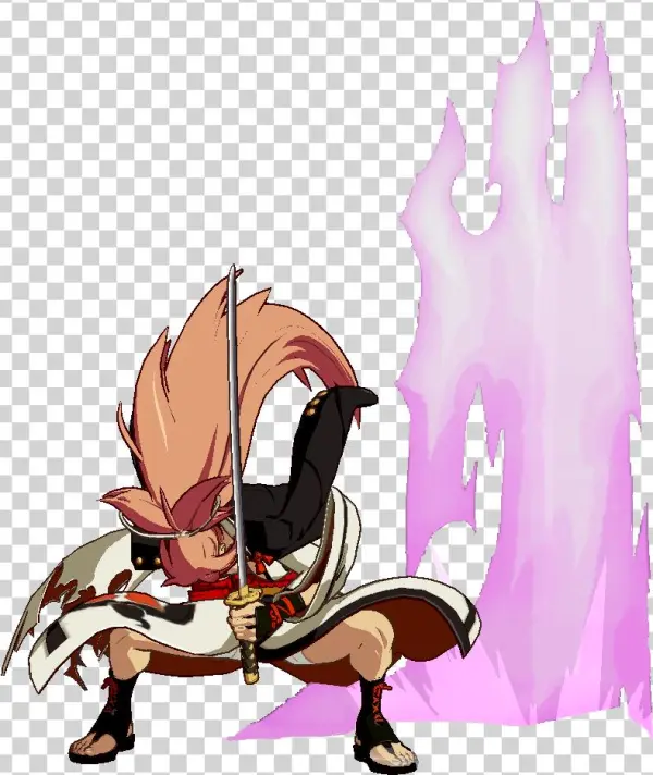 Ggxrd Baiken Tetsuzansen - Cartoon