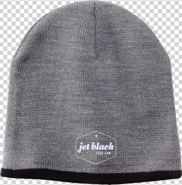Jet Black Beanie - Beanie