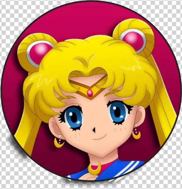 Sailormoonbutton - Cartoon