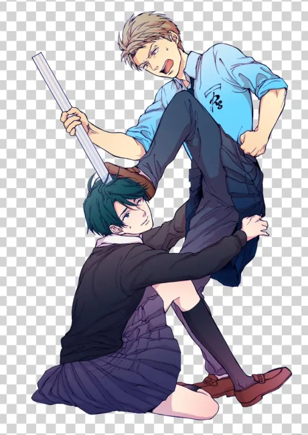 Together, They Make The School's Best And Funniest - Kashima Yuu And Hori Masayuki From Gekkan Shoujo Nozaki