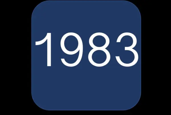 1983 Blue Boat - Sign