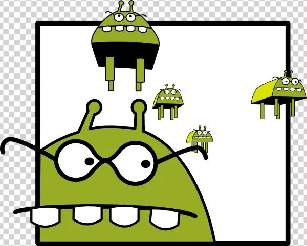 Alien Svg Clip Arts 600 X 482 Px