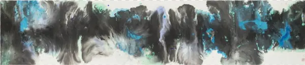 Chinese Ink & Acrylic On Rice Paper ©chloe Ho - Energy