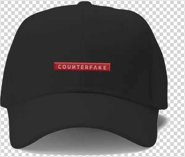 Counterfake Cap Black - Baseball Cap