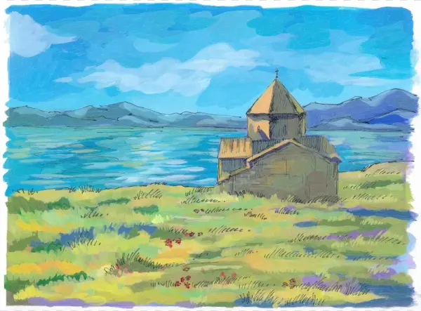 Medium Image - Armenian Church Painting