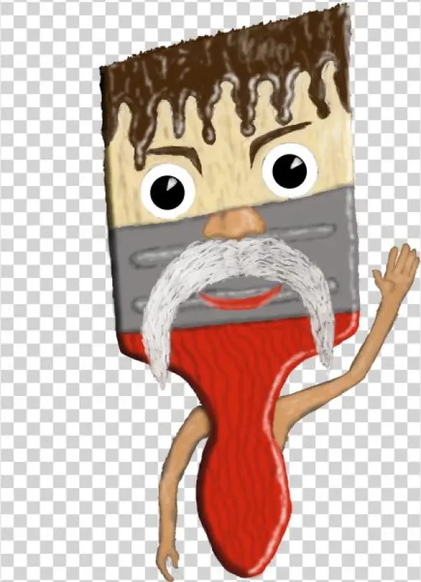 Mr Bristles Brush Image - Cartoon