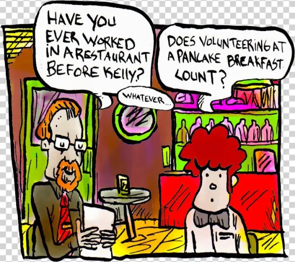 My Hellish Stint At A Tourist-trap Restaurant - Cartoon
