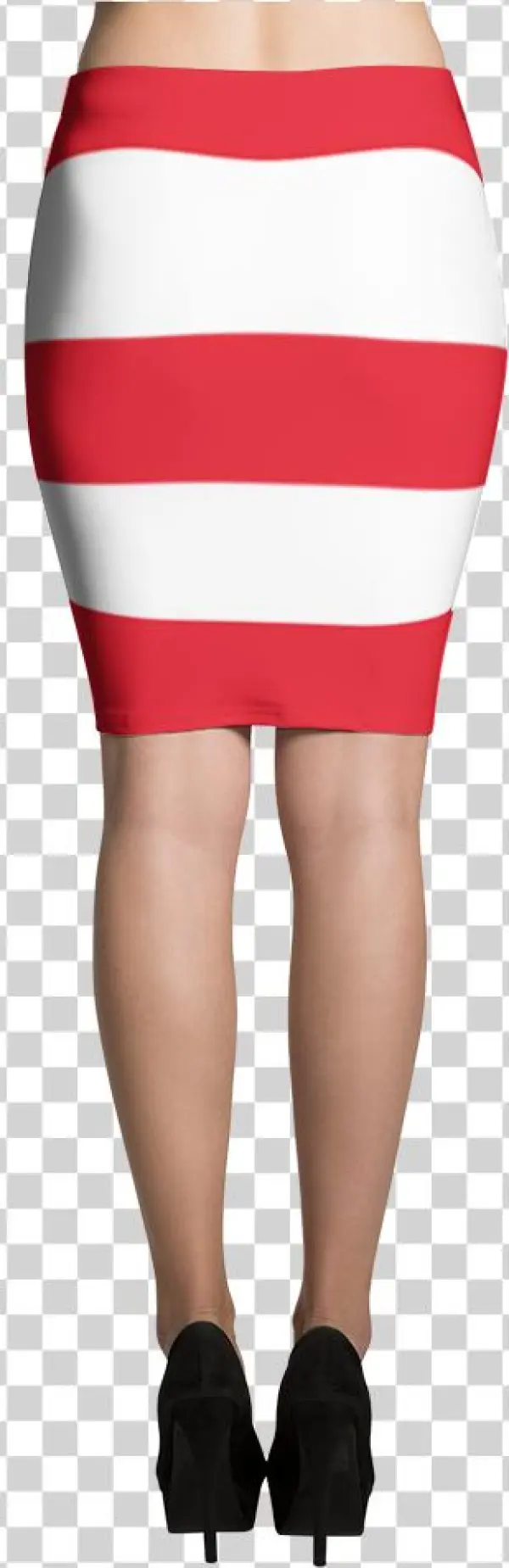 Puerto Rico Flag Pencil Skirt - Imagineavalon Funky Christmas Skirt, Ugly Sweater,