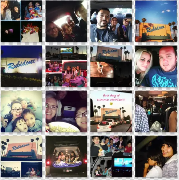 Rubidoux Drive In Theatre - Collage