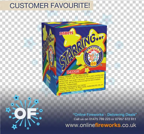 Starring By Brother Pyrotechnics From Online Fireworks