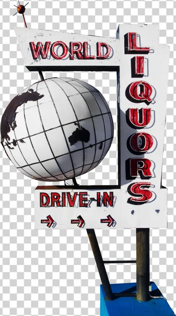 Vintageneonproject World Liquors Sign St Petersburg