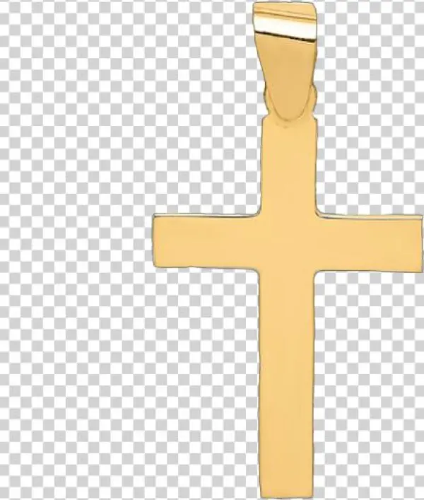 Zgold Cross Xr565 - Pieni Kultainen Rippiristi