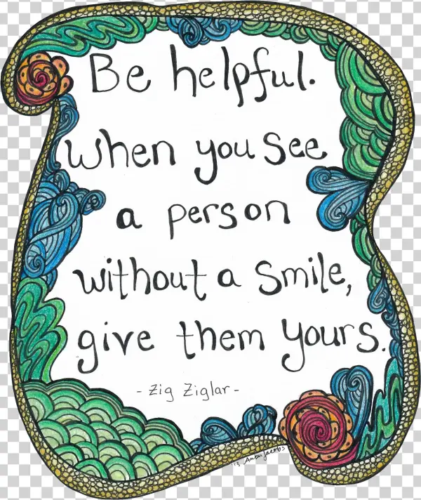 Be Helpful - Cartoon