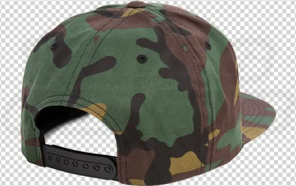 Camo Snapback Hat Backside - Flexfit Nasa I Need My Space Insignia Embroidered Snapback