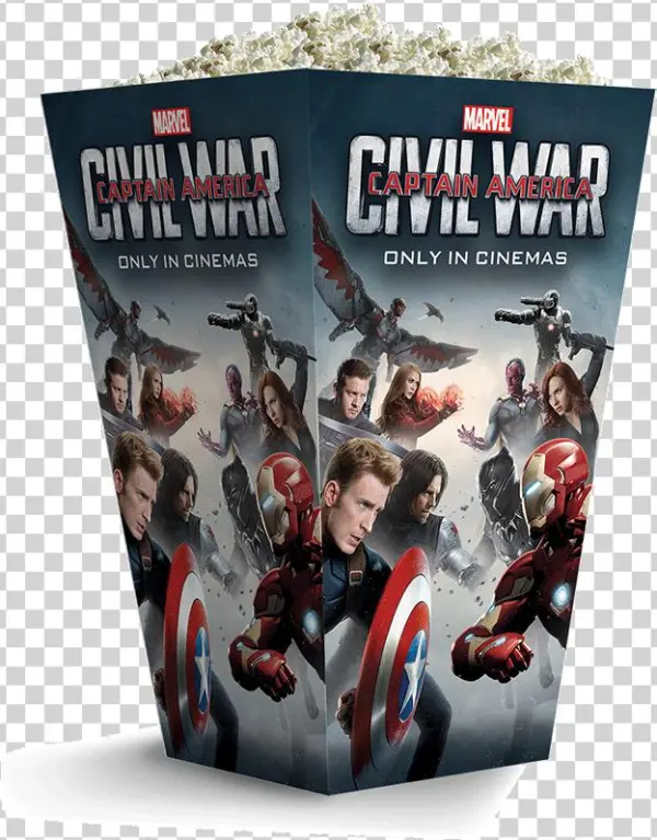 Captain America Civil War - Captain America Civil War Popcorn