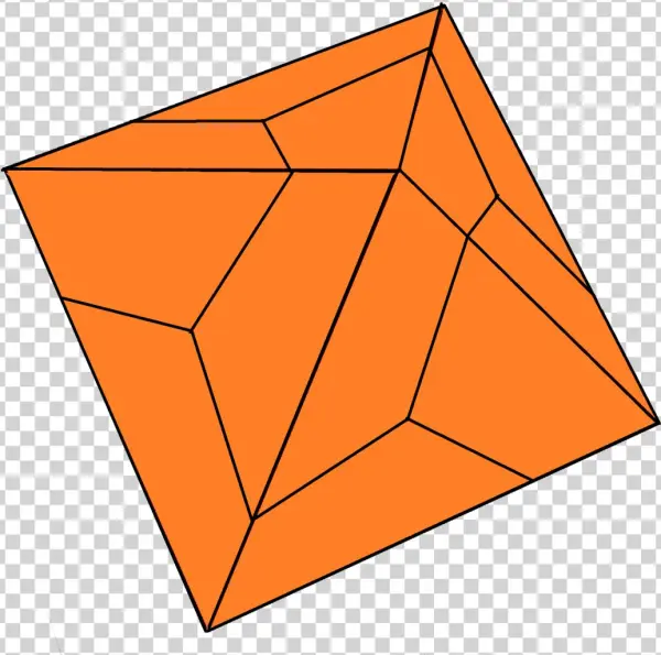Deltoidal Icositetrahedron Octahedral Gyro - Deltoidal Icositetrahedron