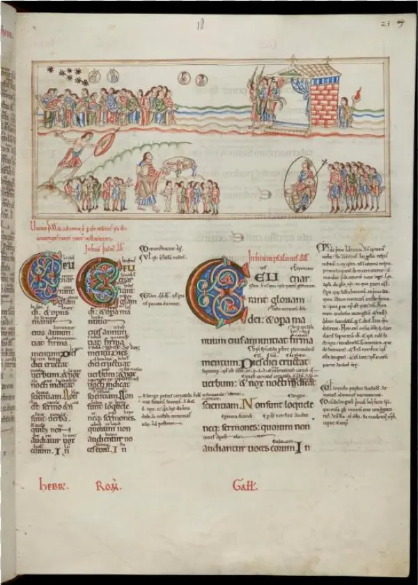 Eadwine F032r - Eadwine Psalter