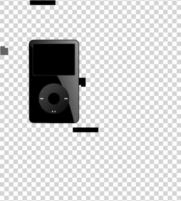 Ipod Black Old Clipart Png For Web