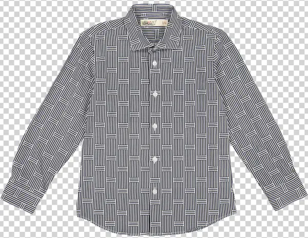 Nove Black White Lines Shirt