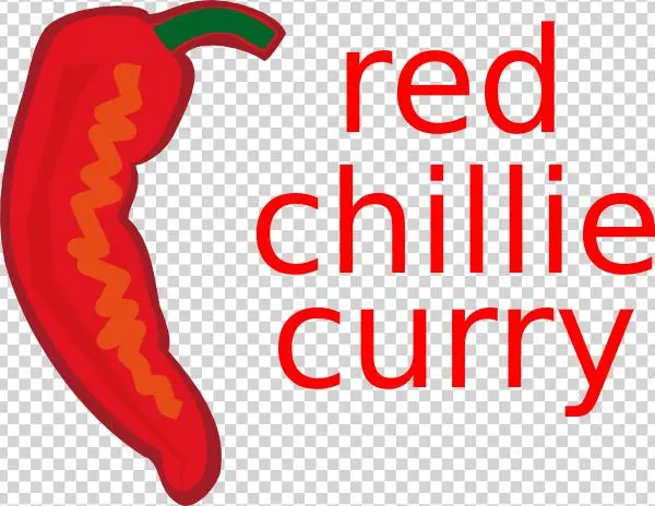 Red Chillie Curry Svg Clip Arts