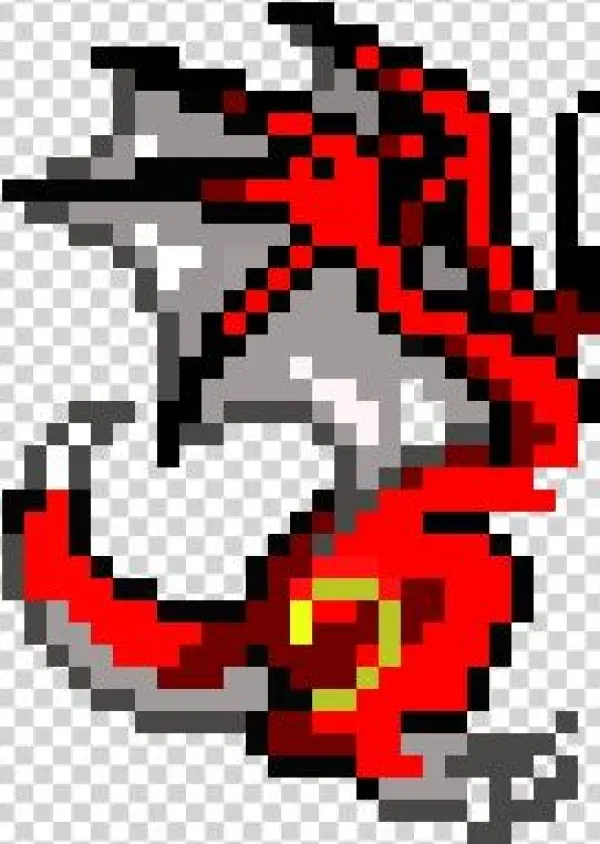 Red Fire Dragon - Cartoon