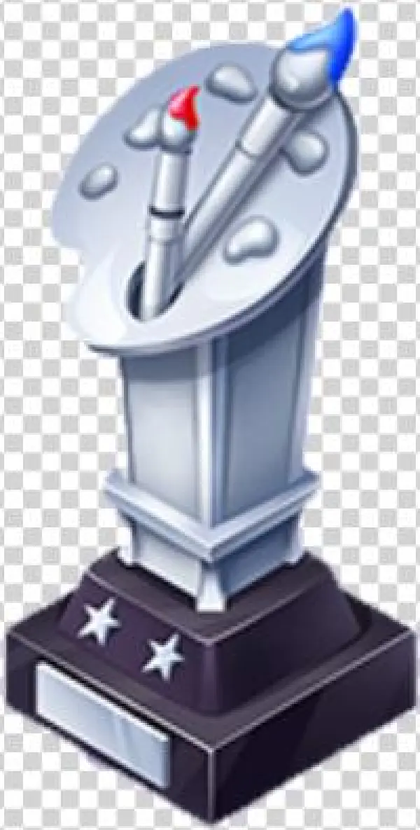 Silver Artist Trophy - Trophy