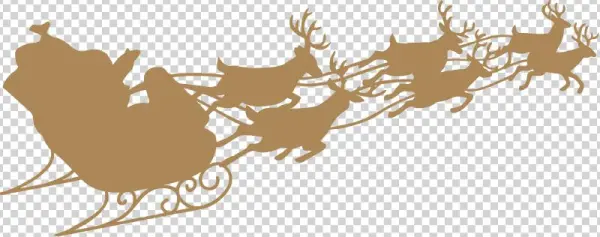 Sleigh Tractor Rides At Honeybrook For Christmas - Świąteczne Naklejki