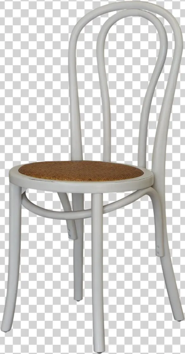 Thonet Timber Chair Antique White