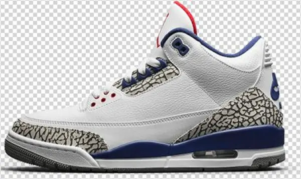 2016white / True Blue Varsity Red - T Shirt To Match Nike Air Jordan Iii Retro 3 True Blue