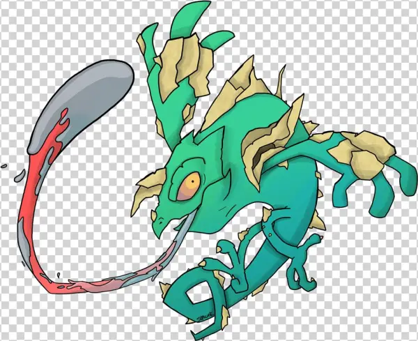 Chameleon-like Creature - - Cartoon