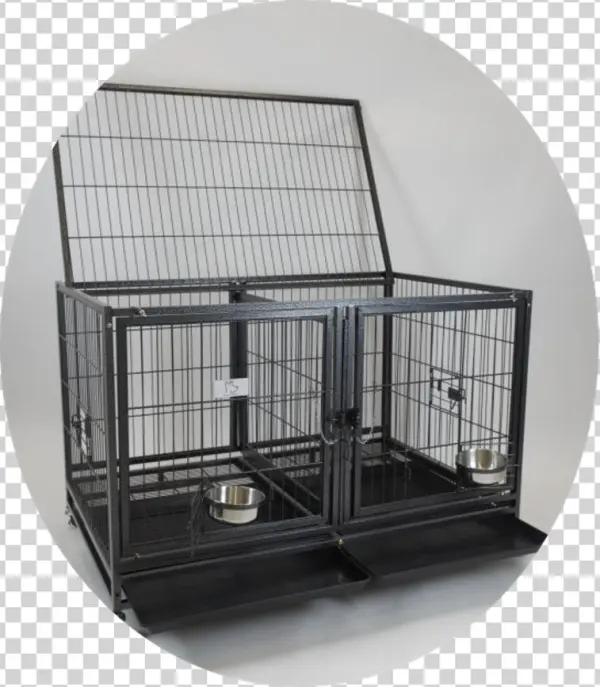 Features - - Homey Pet-43" All Metal Open Top Stackable Heavy Duty