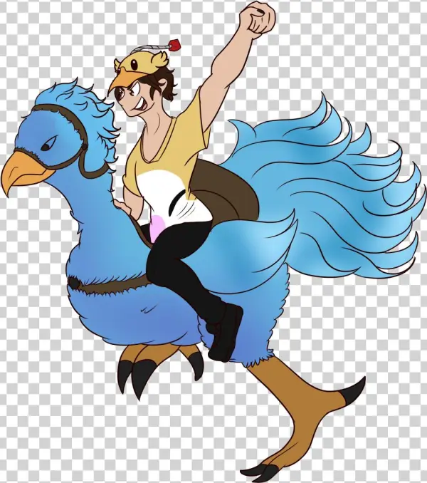 Fuck Yeah Chocobo - Cartoon