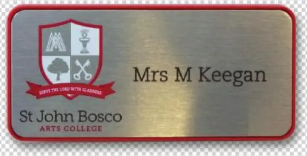 H4 Namebadge In A Red Frame C13
