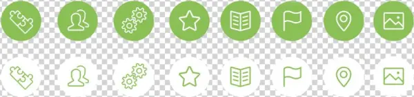 Icons For Blocks - Circle