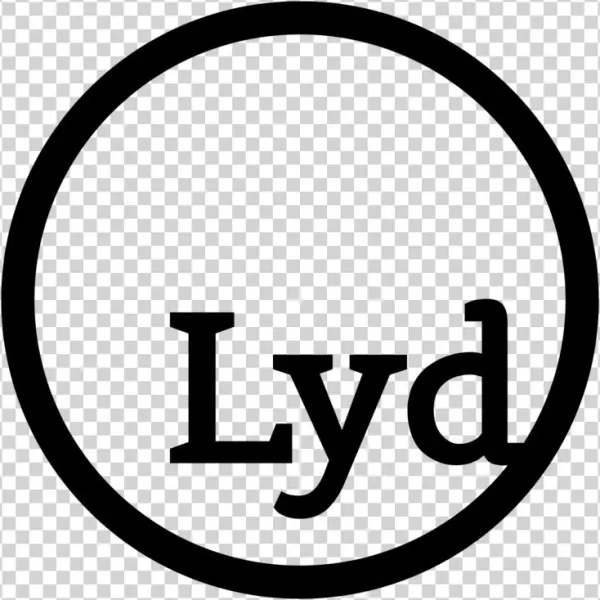 Lydværftet Minilogo Sort