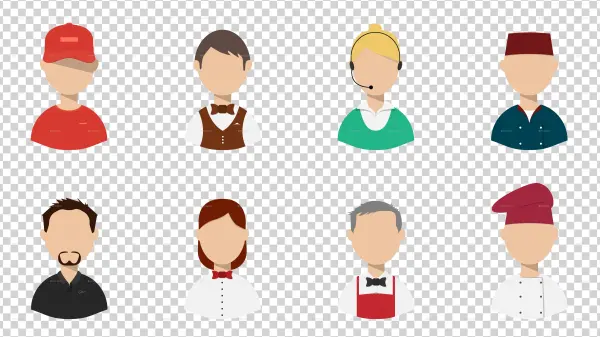 Restaurant Staff Characters Restaurant Staff Characters