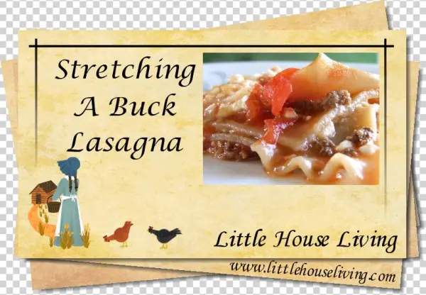 Stretching A Buck Lasagna - Bun