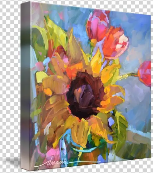 "all Aglow" By Dreama Tolle Perry - Gallery-wrapped Canvas Art Print 16 X 16 Entitled All