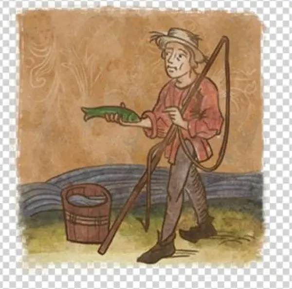 Craft Fisherman - Cartoon