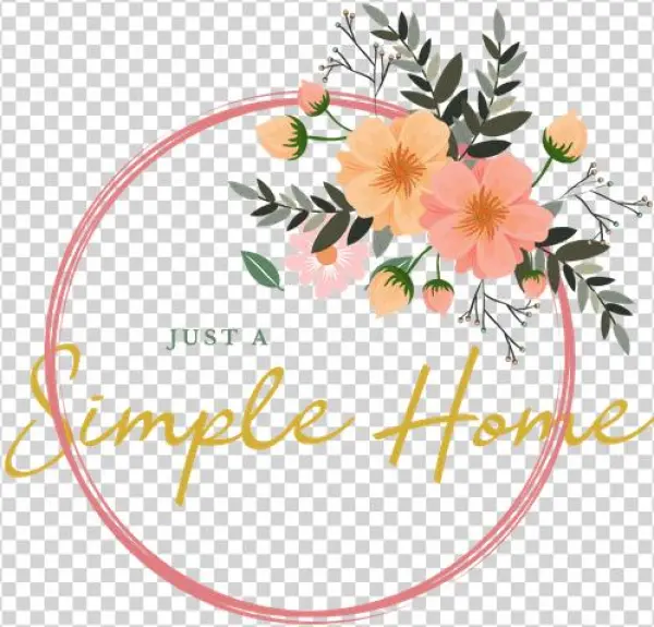Just A Simple Home - Klassische Blumenbabyparty-einladung Karte