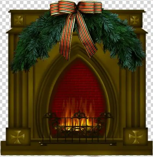 Karácsonyi Dekor - Malacka Oldala - Fireplace